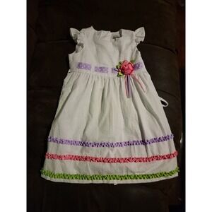 Rare too spring floral Easter dress size 4t